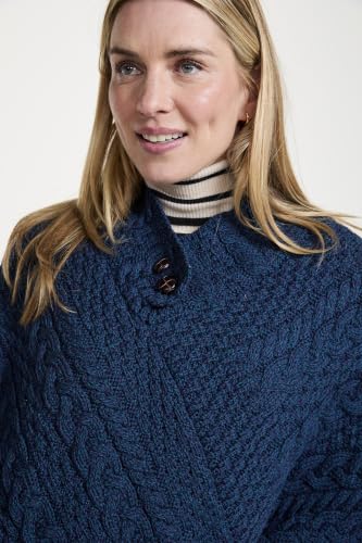 Image of Irish 100% Merino Wool Poncho for Women Made in Ireland