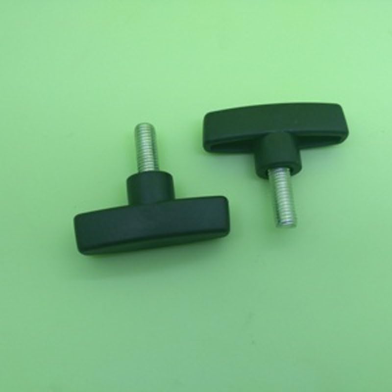 Generic M8 Slotted Plastic head Screw T Type Thumb Adjust Knob Screws 65# - (Size: M8 x80mm(1pcs))