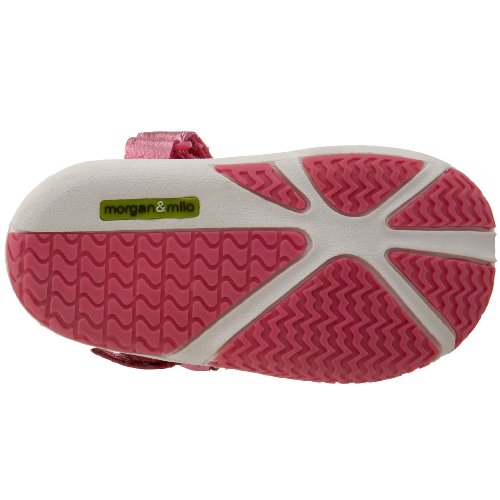 Morgan & Milo Avril Metallic Mary Jane (Toddler/Little Kid),Azalea Pink,Toddler 6.5 M US4