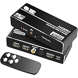 avedio links 8K HDMI 2.1 音声分離器 4K120Hz 7.1chサラウンドシステムに接続 音声分離機能搭載 7.1ch HDMIオーディオ+光デジタルSPDIF +同軸+ 3.5mm音声出力 HDCP2.3 HDR VRR リモコン操作可能