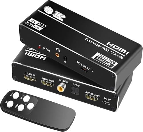 Amazon | avedio links 8K HDMI 2.1 音声分離器 4K120Hz 7.1ch