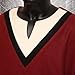 Norse Alley Woolen Viking Tunic, 100% Wool, Ideal for Vikings Warriors Rangers LARP SCA (M/L) Red