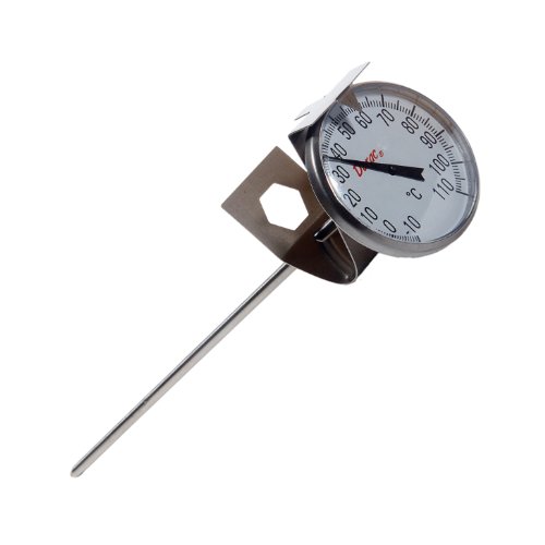 Thermomètre bimétallique -10 à 110 °C cadran 44 mm pour mesure de température liquide
