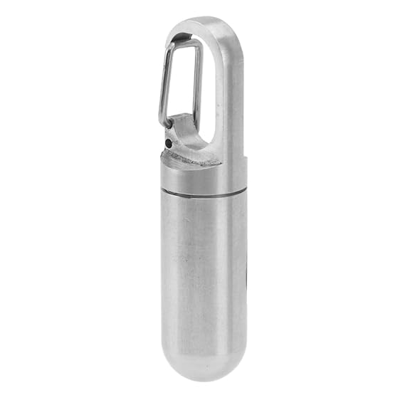 EXCLUZO Tablet Box Keychain Keychain Tablet Holder Hidden O- Lightweight (Medium)