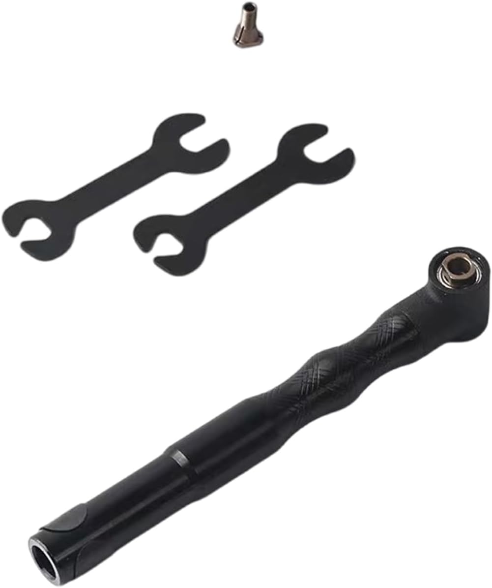 90 Degree Right Angled Quick Changes Handpiece Flexible Shaft Attachment For Abrasive Polishing Deburring Engraving