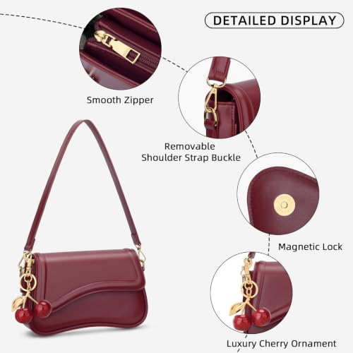 Image of KKXIU Shoulder Bag for Women Small Hobo Handbags Cute Mini Clutch Purses