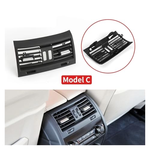 Rejilla de aire acondicionado trasera elegante para panel de BMW F10 F11 5