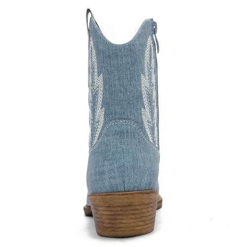 Image of GLOBALWIN Cowboy Boots For Women Short Ankle Boots