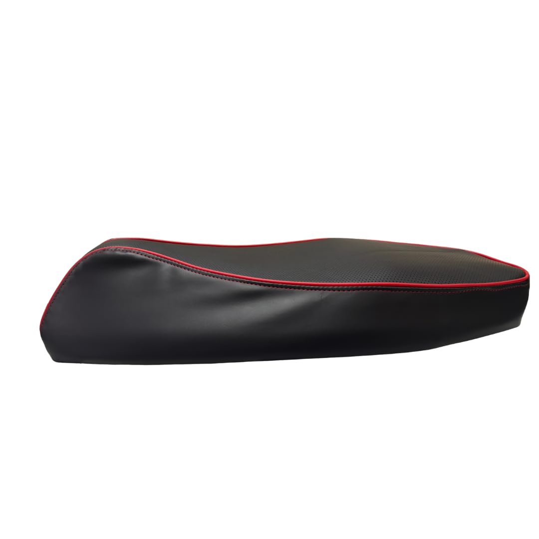 Favourite Auto Simple One Ultra Gen 2 Seat Cover with Cushion, Comfortable Padded Seat Cover, Durable Material, Protects Seat from Dust, Scratches, and Weather, Black Red-image-47