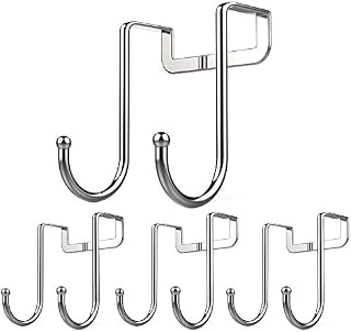 Lunmore Over Drawer Cabinet Hook SUS304 Stainless Steel Multiple Use S Shaped Hooks