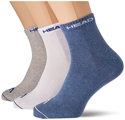 Head Quarter 3 Pack Trimestre, Blue/Grey