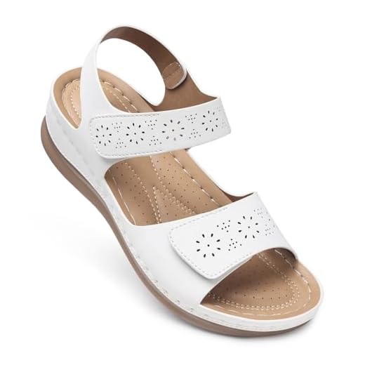 SHIBEVER Flat Sandals for Women Dressy: Comfortable Flats Sandals Women 2026 Black Open Toe Ankle Strap Walking Shoes Summer Size 6