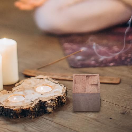 Difusor aromático eléctrico madera Mikinona khaki compacto miniatura 5