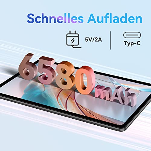 Blackview Tablet Android 12, Tab7 WiFi Tablet 10 Zoll, 5GB RAM 64GB ROM (1TB TF erweitern) 6580mAh Akku, 5MP+2MP Kamera, 1280x800 HD+ IPS Touchscreen, Bluetooth/eBook Modus/Typ-C, Tablet Grau – Bild 5