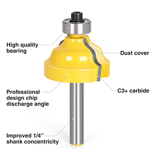 Router Bits Set 1/4 Inch Shank - Teebits 35 Pcs Router Bits For Professional Woodworker And Beginner #TOP2