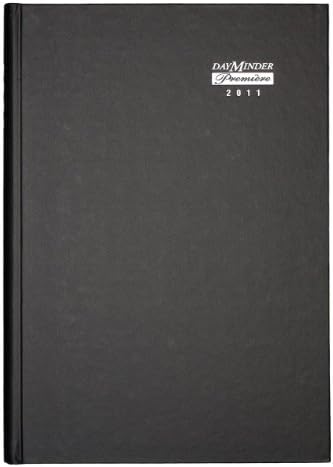 DayMinder G470H00 Premiere Monthly Planner, 7 7/8 x 11 7/8, Black, 2015-2017