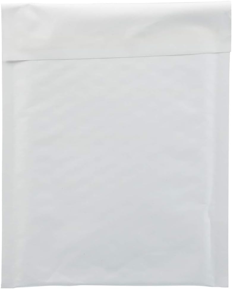 JAM PAPER Bubble Lite Padded Mailers - Size #0-6 x 8 1/2 - White Kraft - 25/Pack