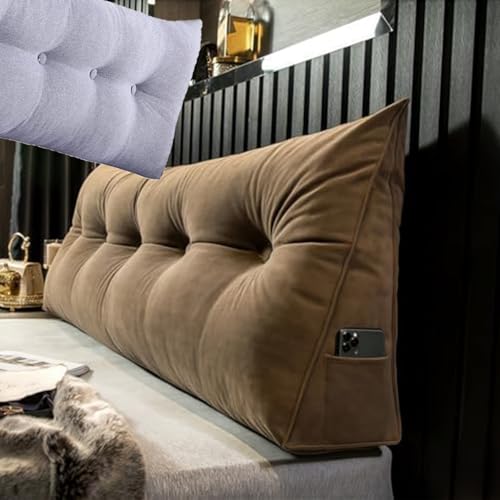 �J���[6, �P�F �E�F�b�W��, �Ǐ������O �x�b�h�N�b�V���� ���ʃ|�P�b�g�t�� �ӂ�ӂ� �w���N�x�b�h, �\ �\�t�@ �x�b�h �֎q�p �w�� �����p �w������N�b�V���� �x�b�h�N�b�V���� ��, 120*50*20cm(47*20*8in)