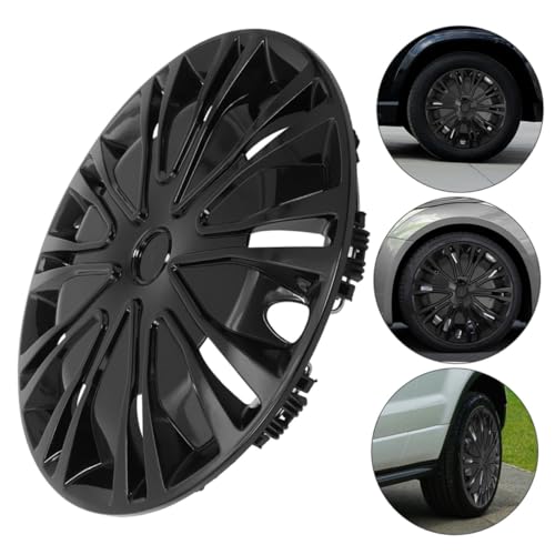 Enjoliveurs 15 pouces noir cache-moyeux robuste et accessoires auto - 7