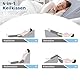 INFANZIA Vielseitig Keilkissen für Bett und Sofa-Hochdichteschaum Lesekissen-Ergonomischer Bettkeil für Reflux Schlafapnoe, Perfekt Rückenkissen für Rückenunterstützung beim Spielen (Grau)