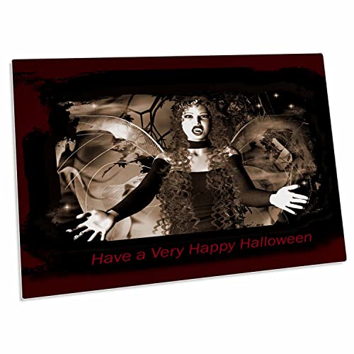 3dRose Vampire Halloween Fairy Vampire - Desk Pad