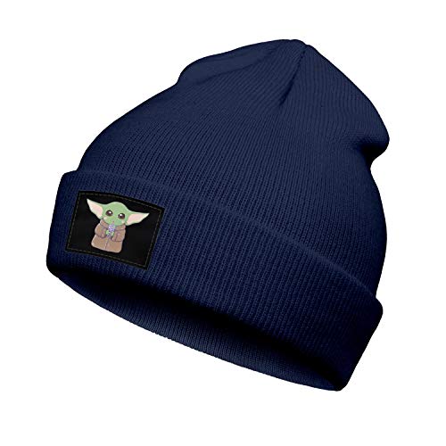 ZADKH Child Baby-Yoda-Design-Logo- Popular Cap Uni-Size Knit Kids Hat