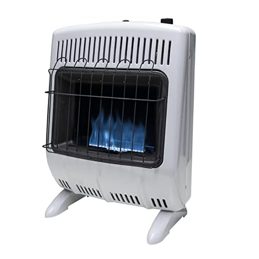 Mr. Heater MHVFBF20LPT 20,000 BTU Blue Flame Vent Free Propane Heater For Cold Rooms, Additions, Sun Rooms Cabins & Garage - White