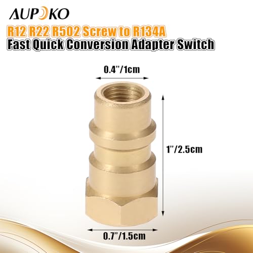 Adaptador rápido de conversión R12 R22 R502 a R134A miniatura 2