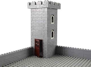Masonry Bricks and Window & Door Set Bundle 378 Pieces Toy Kit Block Bulk for Building House Constrcution