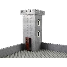Masonry Bricks and Window & Door Set Bundle 378 Pieces Toy Kit Block Bulk for Building House Constrcution