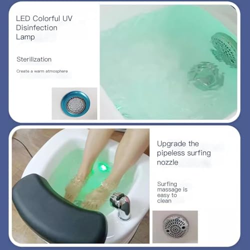 Spa de Pies Profesional Portátil con Masajes y LED miniatura 5