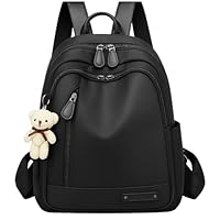 Mochila Feminina Escolar Trabalho Reforçada Bolsa Mulher Passeio Ajustável (100% Preto)
