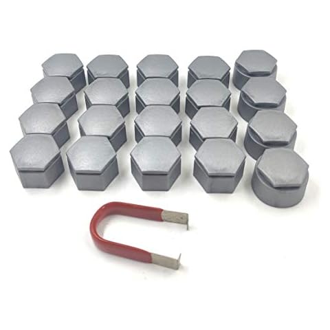 Partsdealers for VAUXHALL INSIGNIA A Mk1 2010-2017 WHEEL NUT BOLT COVERS CAPS 22mm ALLOY GREY x20 NEW SET + TOOL Cover