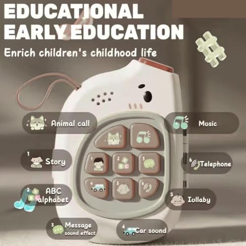 Image of Busy Cube for Kids Montessori Toy Sensory Busy Board Travel Toy for Toddlers (Phone Busy Cube)