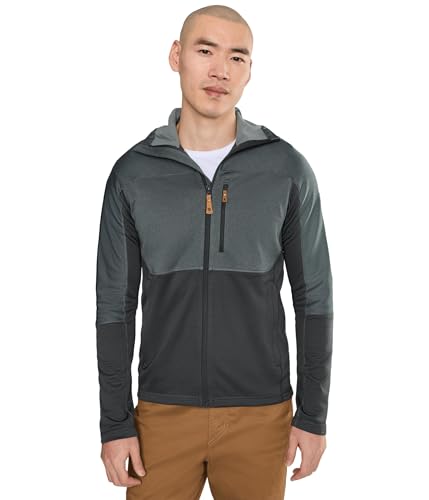 Image of Fjallraven Abisko Men's Trail Full Zip Hooded Fleece - Breathable, Comfortable, Lightweight Fleece Warmth - Hiking, Trekking