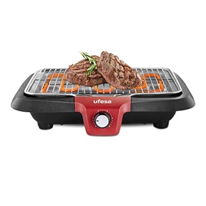 Ufesa BB7640 - Elektrogrill mit Rauchminderungssystem, automatische Abschaltung, Oberfläche 38 x 24 cm, 2300 W… – Bild 3