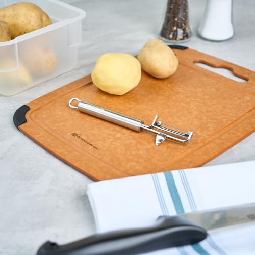 Restaurantware-German Standard 7.4 Inch Potato Peeler With Potato Eye Remover, 1 Swivel Vegetable Peeler - Sharp Blade, Ergonomic Handle, Stainless Steel, Dishwashable, For Carrot, Or, More by Restaurantware - Image 8