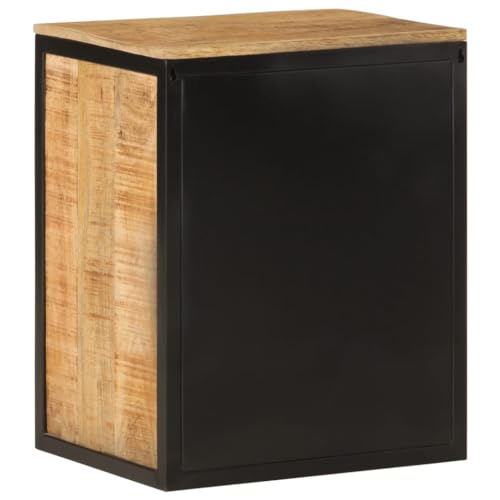 Muebles de baño compactos de madera de mango y hierro: orden con estilo 7