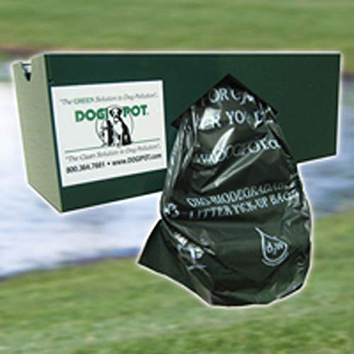 DOGIPOT 1008-1 Single Bag Roll Dispenser for Inside Use Only, Polyethylene, Forest Green - Thumbnail 2