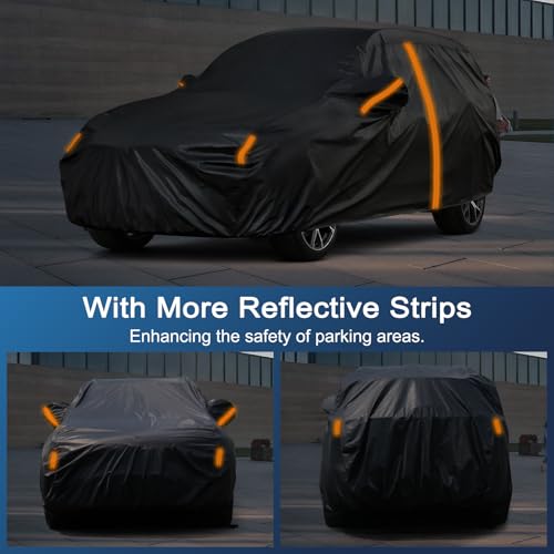 Car Cover for Lexus RX 300 330 350 350h 350L 400h 450h 450h+ 450hL 500h 1998-2025, SUV Full Cover Waterproof All Weather for Automobiles, Custom Fit Outdoor Sun Rain UV Snow Dust Protection - Image 5
