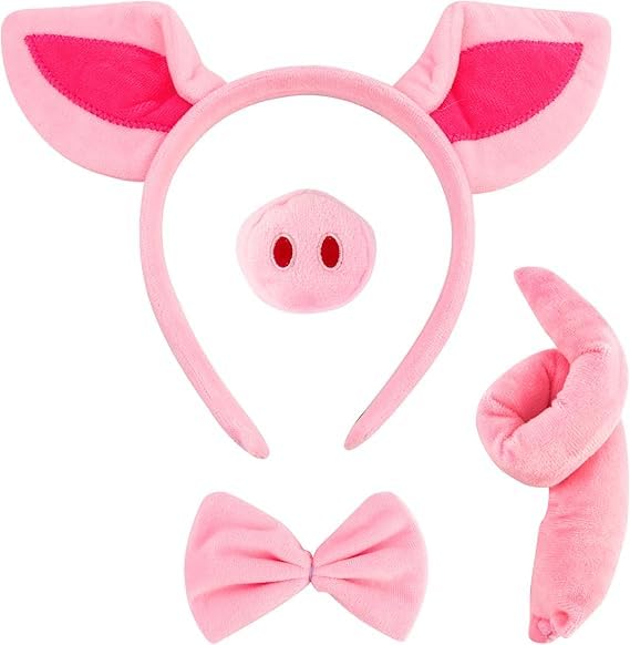 YESENLE Animal Ears Headband Cute Halloween Costume Soft Cosplay Accessories Pink