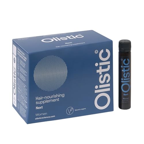 Olistic WOMEN NEXT - 28 Ampollas de Tratamiento Anticaída Cabello para Mujeres a Partir de 50 Años, Fortalece las Fibras y Ayuda a Prevenir la Caída de Pelo, Natural, Vegano y Sin gluten