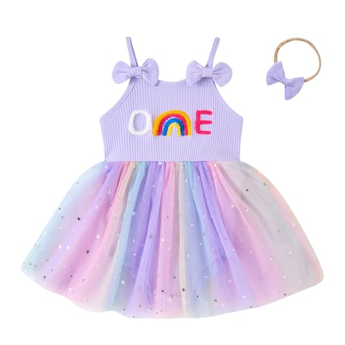 Baby Girl 1st Birthday Clothes One Year Old Romper Tutu Dress - image 1