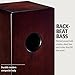 Jumbo Backbeat Bass Cajon with Ported Sound Hole and Snares — NOT MADE IN CHINA — For Acoustic Music, Play with Your Hands, 2-YEAR WARRANTY