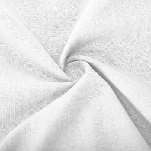 Camisetas masculinas confortáveis de linho casuais para praia camisetas grandes e altas camisetas de