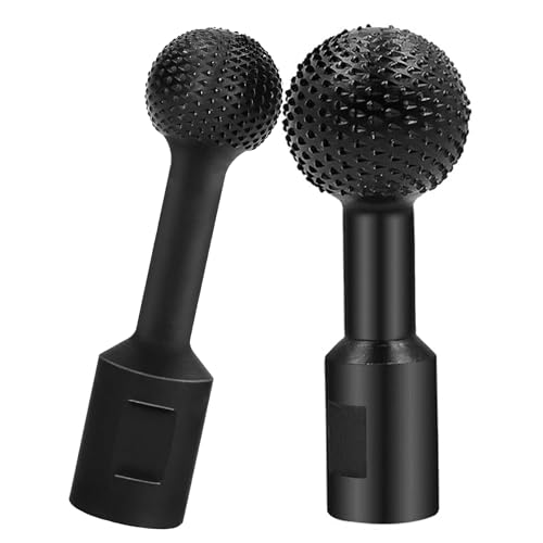 2 Pezzi Lima Rotante A Sfera Fresa Rotante Sferica Sgorbia Punta Da Trapano Smerigliatrice Angolare Dischi Intaglio Del Legno Punte For Intaglio,Lucidatura E Foratura Testa Di Rettifica 115/125