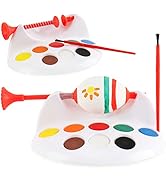2 x painting set for Easter eggs - egg painting machine, brush and paints - paint Easter eggs yourself.