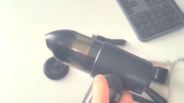 Souffleur Air Comprimé 200 000 RPM – 4 Vitesses, Lumière LED, Batterie 6000 MAh, Idéal Pour PC, Clavier, Voiture
