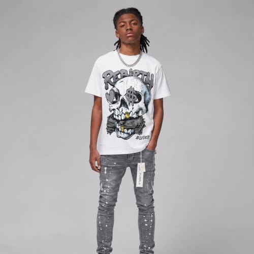 Image of DopeSkill Halloween Graphic Tee Streetwear Hip Hop Hypebeast Unisex T-Shirt Sneaker Colour Matching Shirts Spooky Graphic