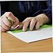 Hoement 1 Set Plastic Fingerboard Writing with Stylus for Blind Lightweight Portable Durable Design for Easy Writing Experience